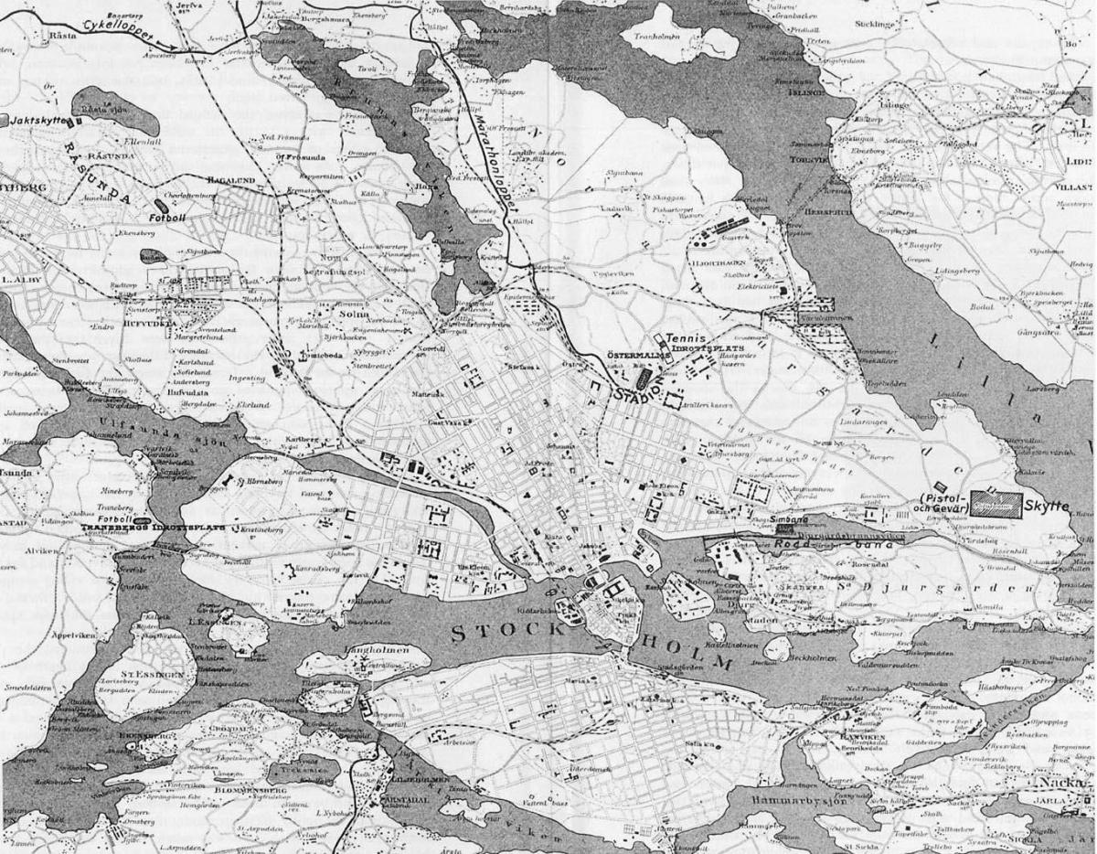карта Стокгольма Старе місто