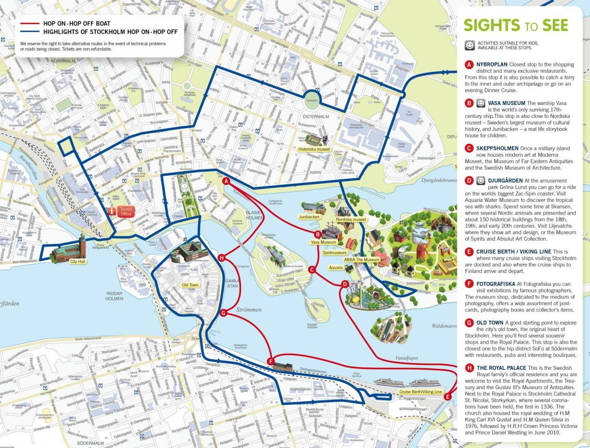 карта порт Стокгольма