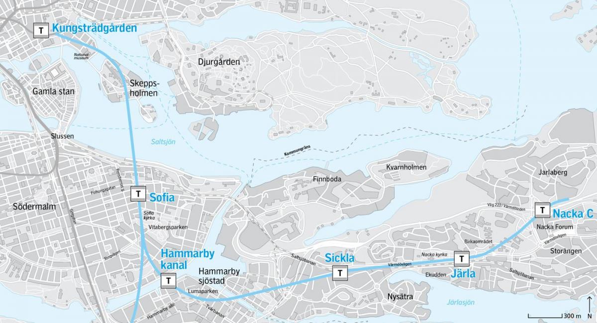 карта наку Стокгольм