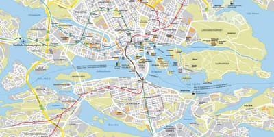 Карта Стокгольма вулиця