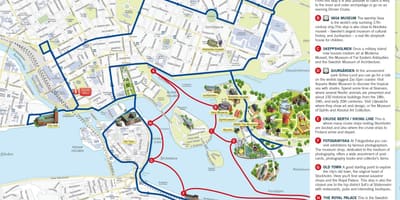 Карта порт Стокгольма