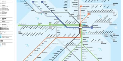 Центрального залізничного вокзалу Стокгольма карті