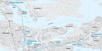 Карта наку Стокгольм