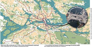 Карта слюссен в Стокгольмі
