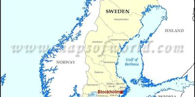 Стокгольм на карті світу