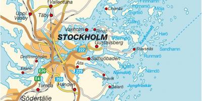 Стокгольм, Швеція карті міста 
